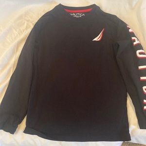 Boys black nautica sweat shirt size 8